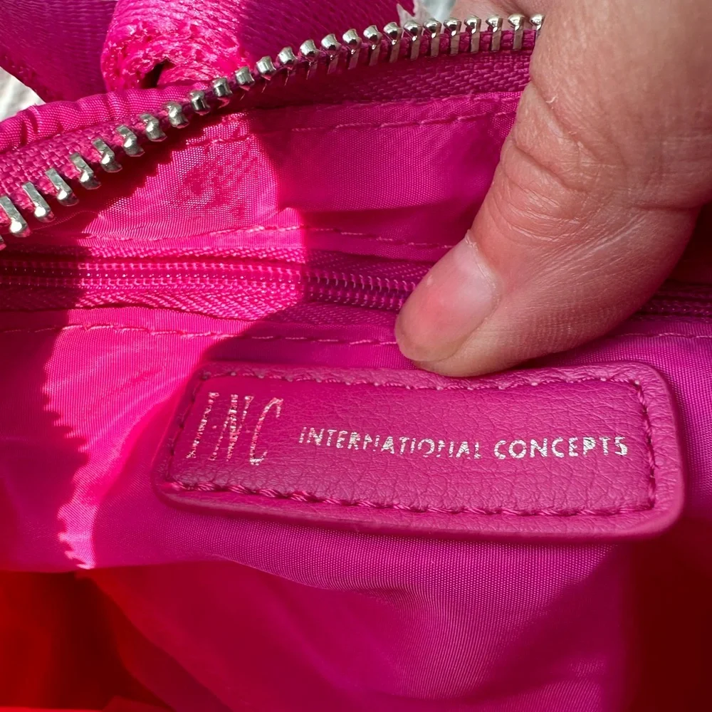 INC NWT one size Chelsea Pink 10Wx7Hx3Deep